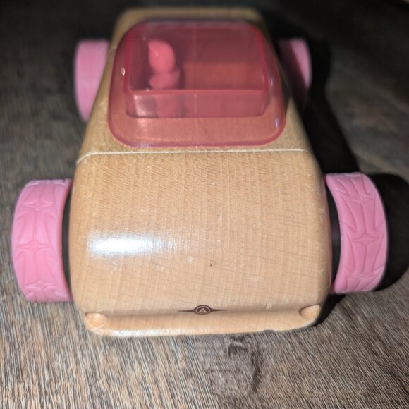 Automoblox Pink/natural Wood Wooden Toy Car C9p rare - Picture 2 of 10